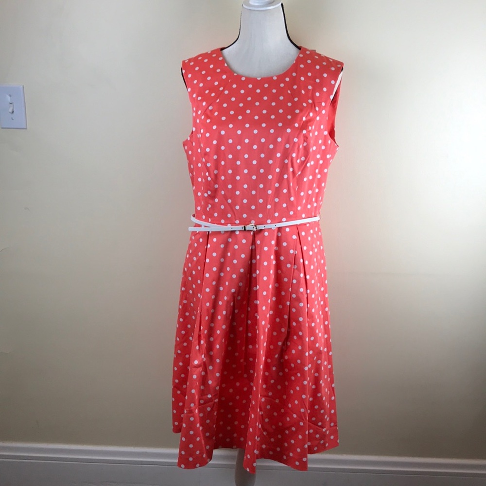 NWT Liz Claiborne coral dress size 16